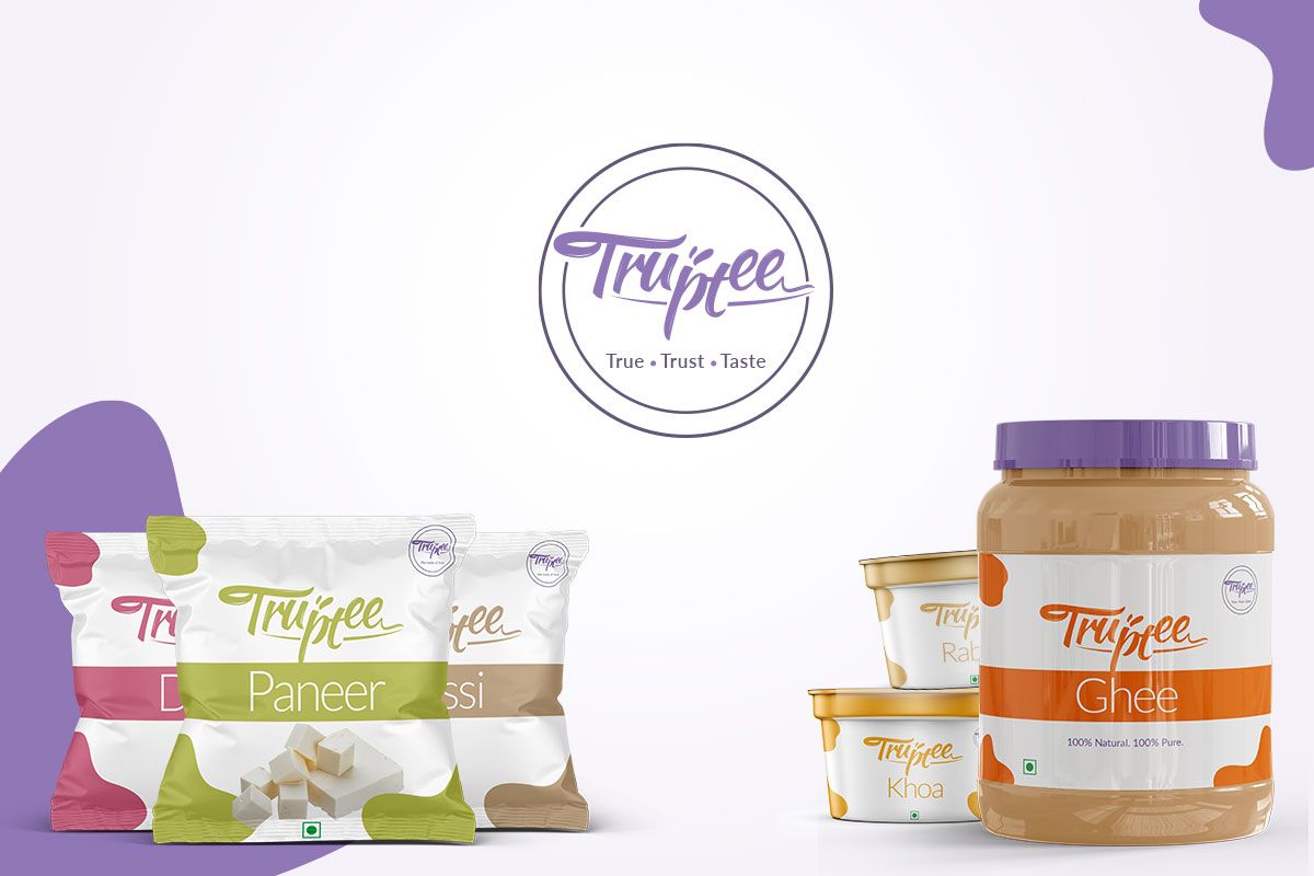 truptee milk logo