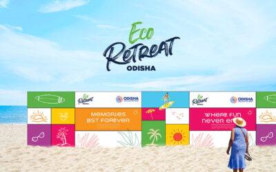 Eco retreat graphic design