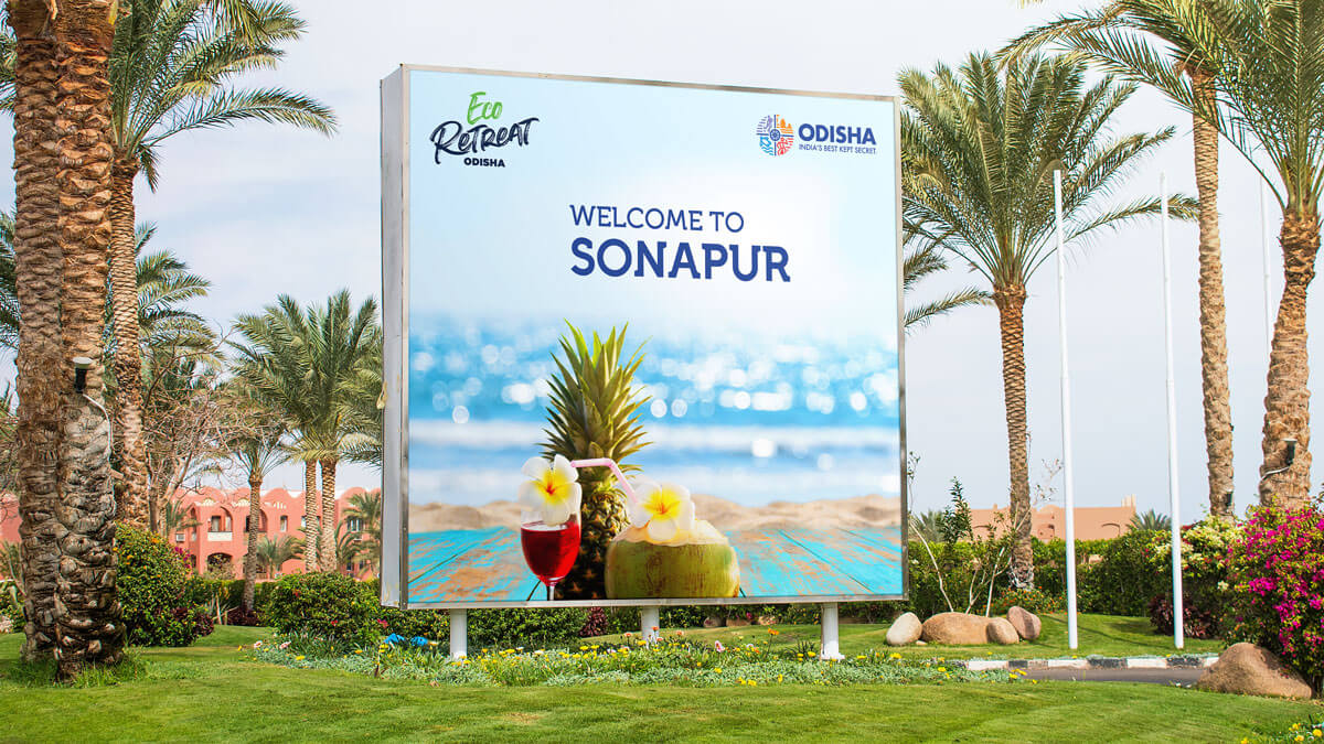 eco-retreat-sonapur-hording Graphic Design For Eco Retreat Odisha – Sonapur